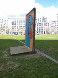 A section of the Berlin wall